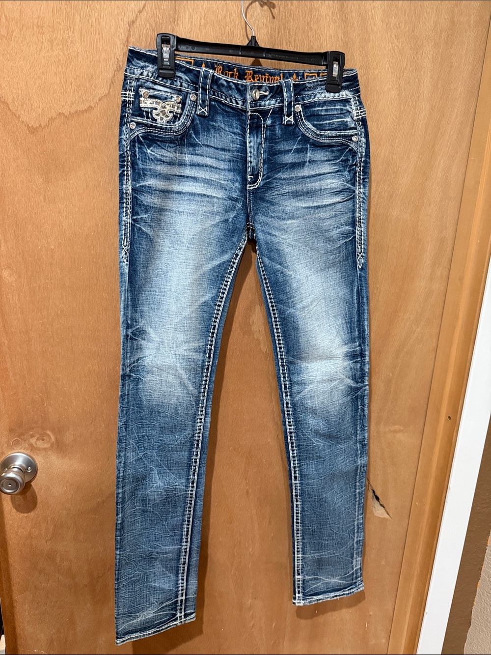 Rock Revival Celinda mid rise straight size 27